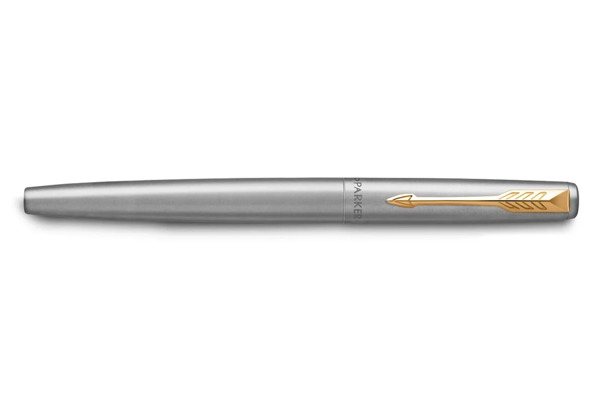 خودنویس ژوتر تمام استیل گیره طلا - Jotter Stainless Steel Fountain Pen GT