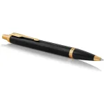 خودکار پارکر آی ام لاک مشکی گیره طلا – Parker IM Black Lacquer Gold Trim Ballpoint Pen