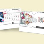 تقویم رومیزی پایه سلفونی – کد SH-790-63