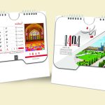 تقویم رومیزی پایه سلفونی – کد SH-792-66