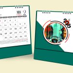 تقویم رومیزی پایه سلفونی – کد SH-797-74