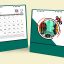 تقویم رومیزی پایه سلفونی – کد SH-797-74