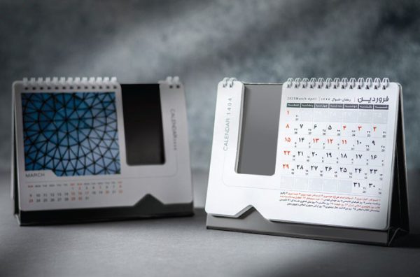 تقویم رومیزی پایه سخت– کد SP-778-3185