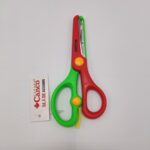 قیچی مهد کودک تیغه فلزی کنکو رنگ سبز-قرمز