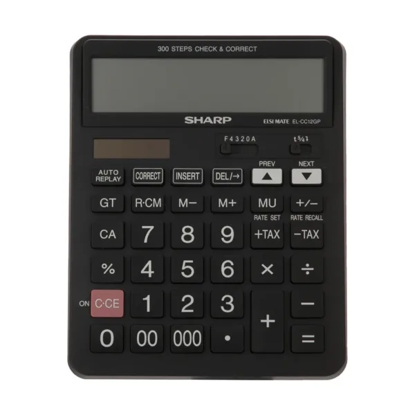ماشین حساب رومیزی ۱۲ رقمی شارپ مدل CC-12Gp