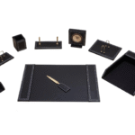 سرویس رومیزی چرمی 9 تکه کازیه یک طبقه