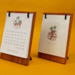 تقویم رومیزی پایه فلزی کد 70310